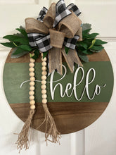 Load image into Gallery viewer, Hello Door Hanger 3D Letters