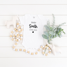 Load image into Gallery viewer, Personalized Last name Onesie®