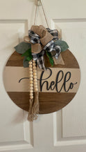 Load image into Gallery viewer, Hello Door Hanger 3D Letters