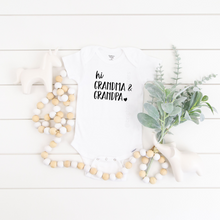 Load image into Gallery viewer, Hi Grandma & Grandpa Onesie®