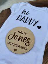 Load image into Gallery viewer, Pregnancy Announcement- Onesie & Disc Set