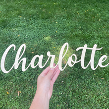 Load image into Gallery viewer, Wooden Name Wall Cutout