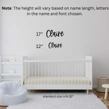 Load image into Gallery viewer, Wooden Name Wall Cutout