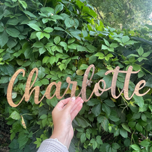 Load image into Gallery viewer, Wooden Name Wall Cutout