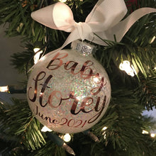 Load image into Gallery viewer, Glitter Bulb ornament
