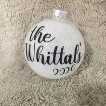 Load image into Gallery viewer, Glitter Bulb ornament