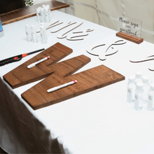 Load image into Gallery viewer, Solid Wood Initial Cut Out