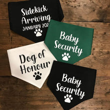 Load image into Gallery viewer, Large | Dog Bandana | Custom Text