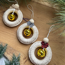 Load image into Gallery viewer, Macrame Bell Ornament