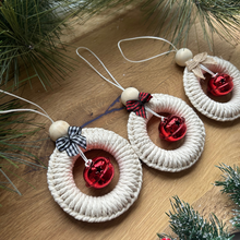 Load image into Gallery viewer, Macrame Bell Ornament