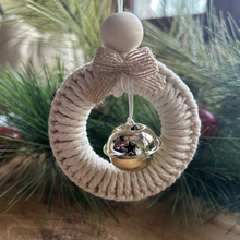 Load image into Gallery viewer, Macrame Bell Ornament