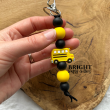 Load image into Gallery viewer, School Bus Keychain