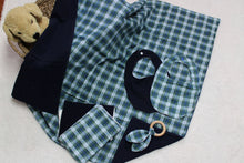 Load image into Gallery viewer, Blue Plaid Baby Blanket | Baby Blanket Bundle