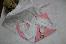 Load image into Gallery viewer, Pink Rose Buds | Baby Blanket Gift Bundle