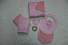 Load image into Gallery viewer, Pink Stars | Baby Blanket Gift Bundle