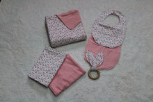 Load image into Gallery viewer, Pink Stars | Baby Blanket Gift Bundle