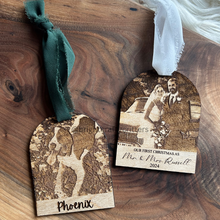 Load image into Gallery viewer, Engraved Photo Wooden Ornament
