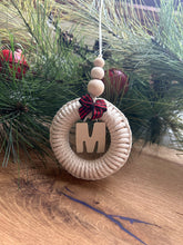 Load image into Gallery viewer, Macrame Initial Ornament
