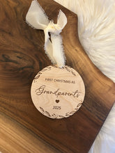 Load image into Gallery viewer, First Christmas as Grandparents Ornament
