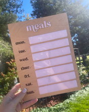 Load image into Gallery viewer, Meal Planner Dry Erase Magnetic Board
