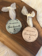 Load image into Gallery viewer, First Christmas as Grandparents Ornament
