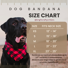 Load image into Gallery viewer, Medium | Dog Bandana | Custom Text
