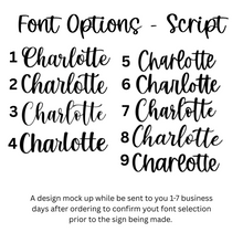 Load image into Gallery viewer, Wooden Name Wall Cutout
