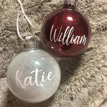 Load image into Gallery viewer, Glitter Bulb ornament
