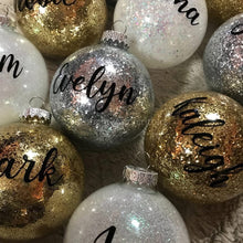 Load image into Gallery viewer, Glitter Bulb ornament
