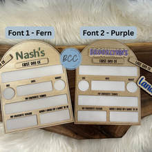 Load image into Gallery viewer, First Day / Last Day Sign of School Sign - Arch
