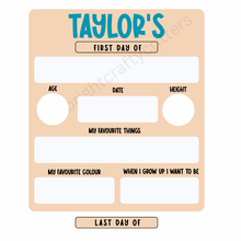 Load image into Gallery viewer, First Day / Last Day Sign of School Sign - Rectangle

