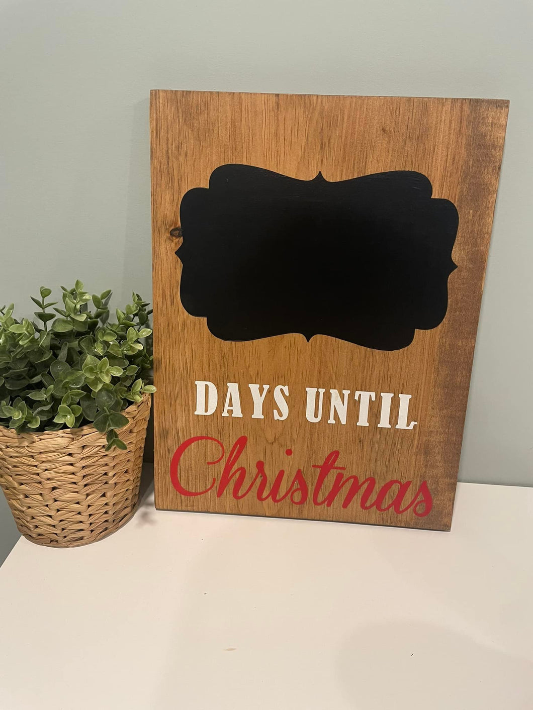 Chalkboard - Days until Christmas