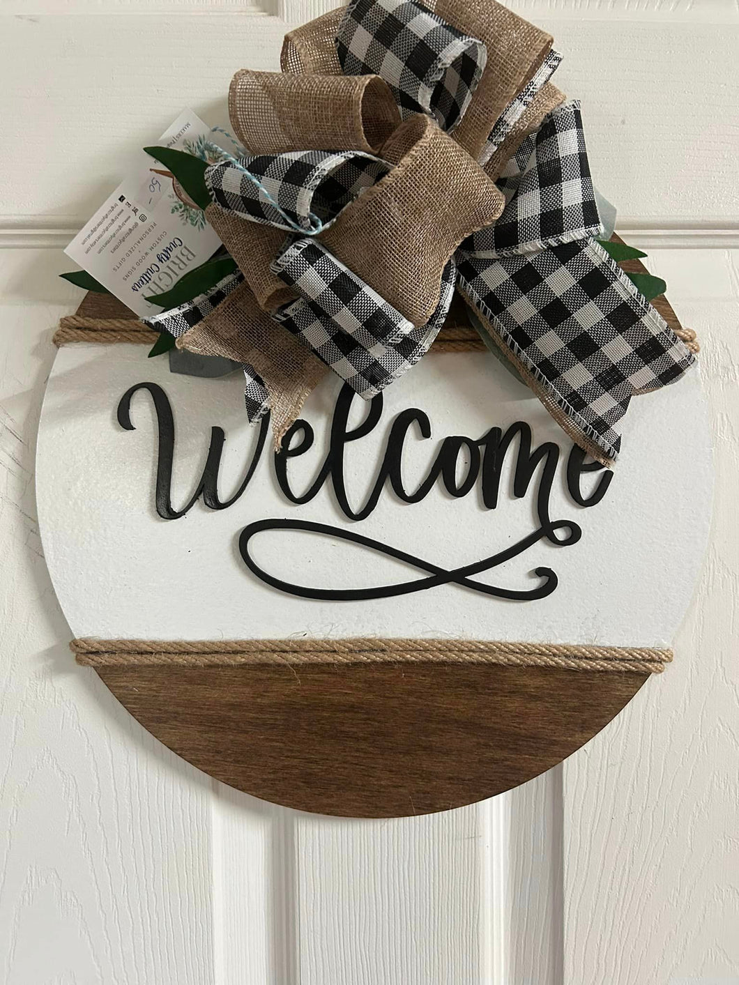 Welcome - Door Hanger