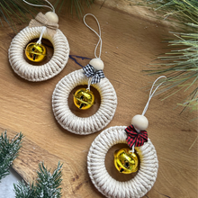 Load image into Gallery viewer, Macrame Bell Ornament
