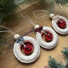 Load image into Gallery viewer, Macrame Bell Ornament
