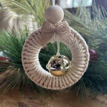 Load image into Gallery viewer, Macrame Bell Ornament
